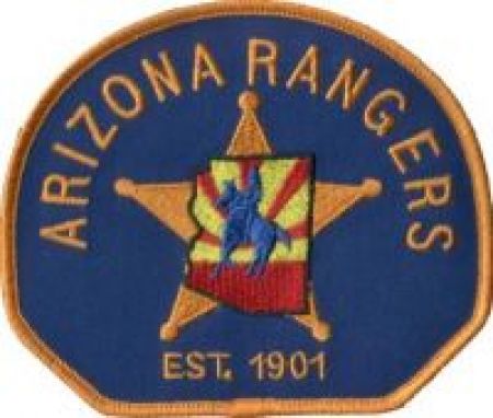 ARIZONA RANGERS DUTY SHOULDER PATCH - SEW ON.  NOTE: QUANTITY of  2.